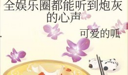 娱乐圈心声吃瓜小说,揭秘明星们的真实生活与心酸历程